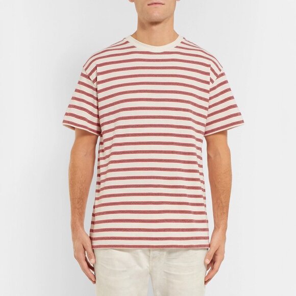 John Elliott Striped Boucle T-Shirt - sz 4 (XL) - Picture 1 of 12